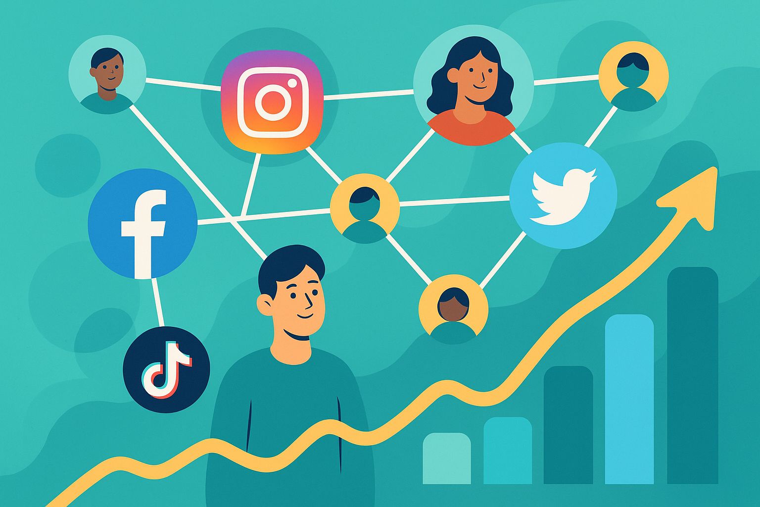 Social media management dashboard